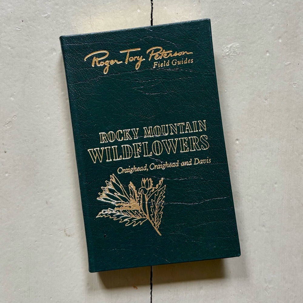 1963 Rocky Mountain Wildflowers Field Guide Roger Tory Peterson Plants Botany